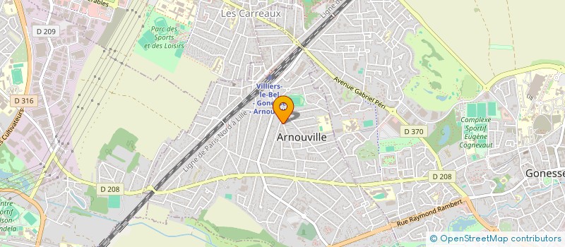 localisation de l'entreprise FRANS STROY 69 à ARNOUVILLE