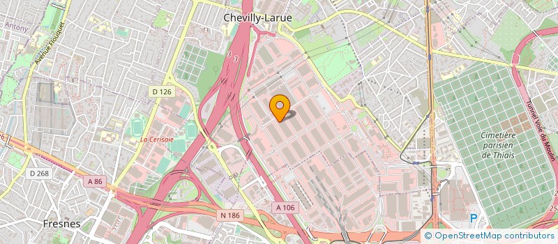 localisation de l'entreprise FRANSAPINS - PRODUCTEURS CREUSOIS SARL à CHEVILLY-LARUE