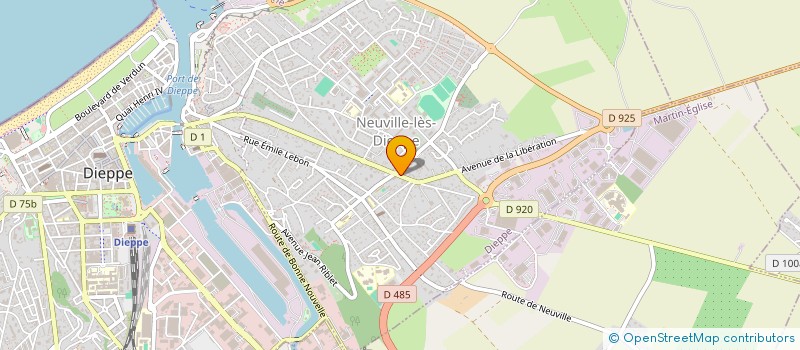 localisation de l'entreprise FRANSCOPHIE  DIEPPE