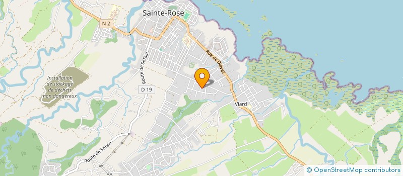 localisation de l'entreprise FRANSDINE TRANSPORT à SAINTE-ROSE
