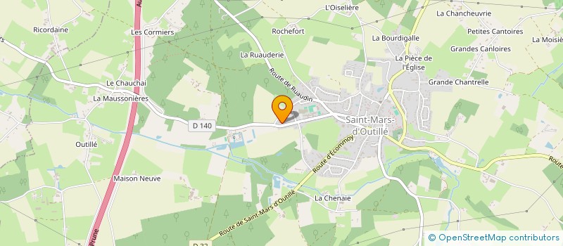 localisation de l'entreprise FRANSEJOUR  SAINT-MARS-D'OUTILLE