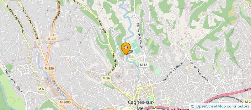 localisation de l'entreprise FRANSERVICES à CAGNES-SUR-MER