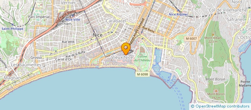 localisation de l'entreprise FRANSIDE SAS à NICE