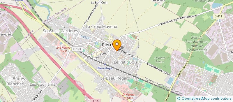 localisation de l'entreprise FRANSIMAR  PIERRELAYE