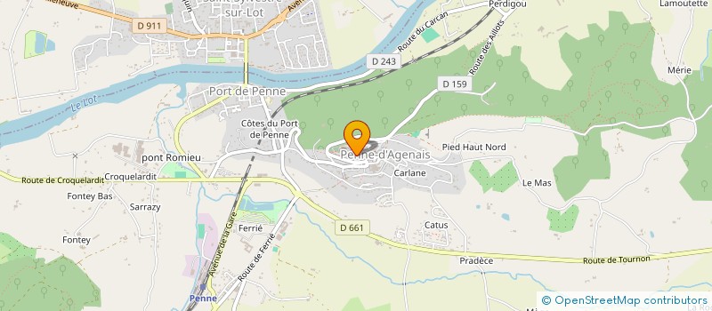 localisation de l'entreprise FRANSKA BUTIKEN à PENNE-D'AGENAIS