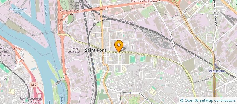 localisation de l'entreprise FRANSM  ST FONS