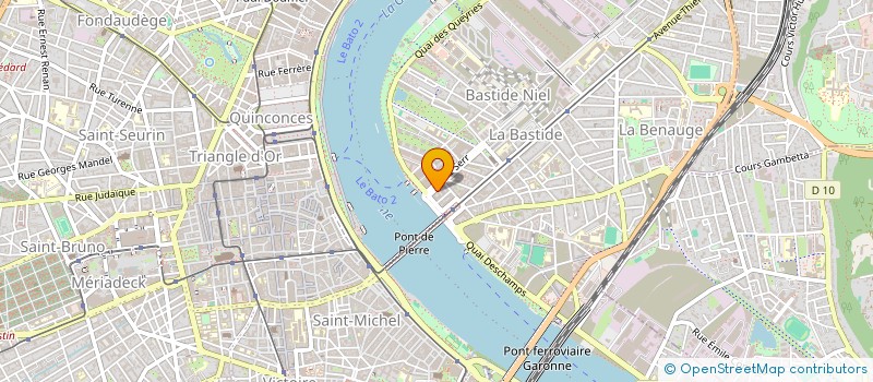 localisation de l'entreprise FRANSOPI  BORDEAUX