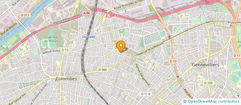 localisation de l'entreprise FRANSOR INDUSTRIE  COLOMBES