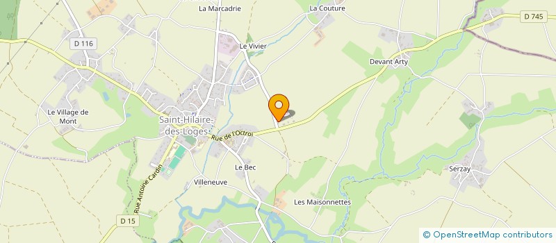 localisation de l'entreprise FRANSSEN à SAINT-HILAIRE-DES-LOGES