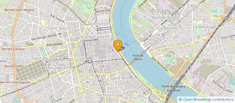 localisation de l'entreprise FRANSY à BORDEAUX