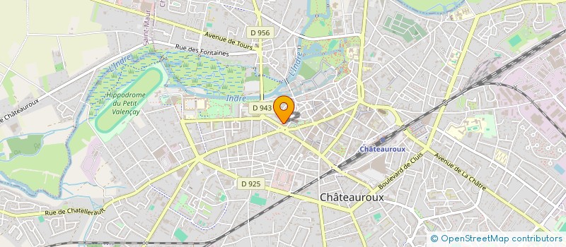 localisation de l'entreprise FRANSYLA  CHATEAUROUX