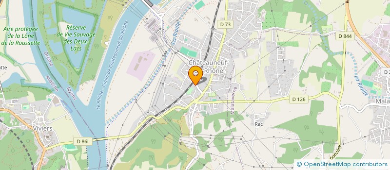 localisation de l'entreprise FRANSYLMANI  CHATEAUNEUF-DU-RHONE