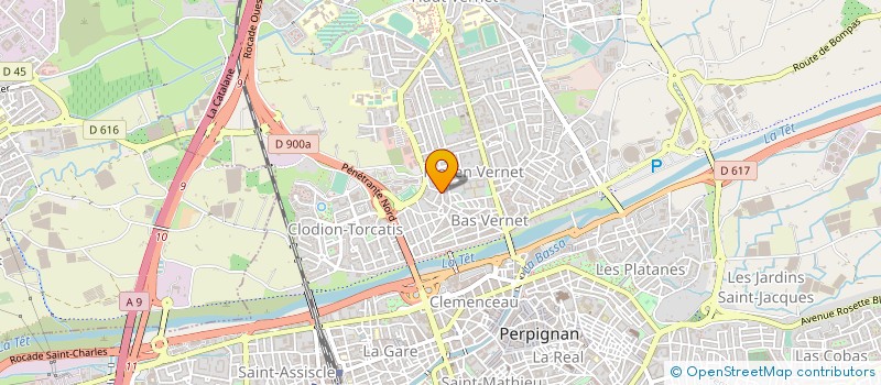 localisation de l'entreprise FRANTEX  PERPIGNAN