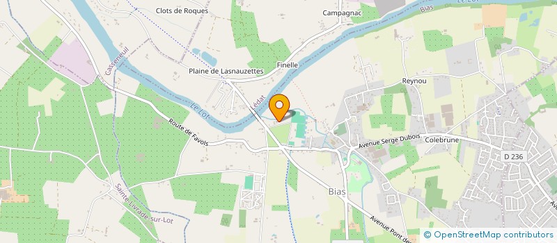 localisation de l'entreprise FRANTHERIE  BIAS