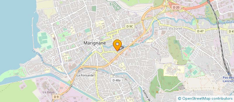 localisation de l'entreprise FRANTHESY  MARIGNANE