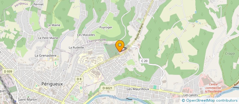 localisation de l'entreprise FRANTHO à TRELISSAC