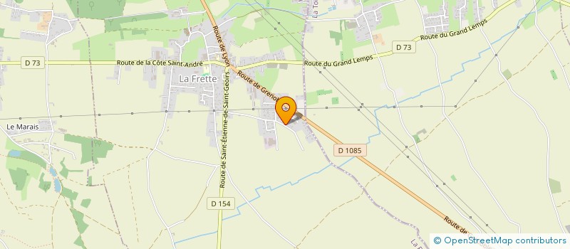 localisation de l'entreprise FRANTHONOISE  LA FRETTE