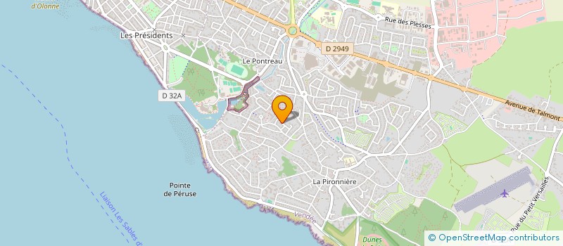 localisation de l'entreprise FRANTOIC à LES SABLES D'OLONNE