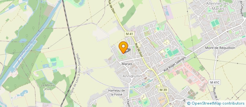 localisation de l'entreprise FRANTOINE  ANNULLIN