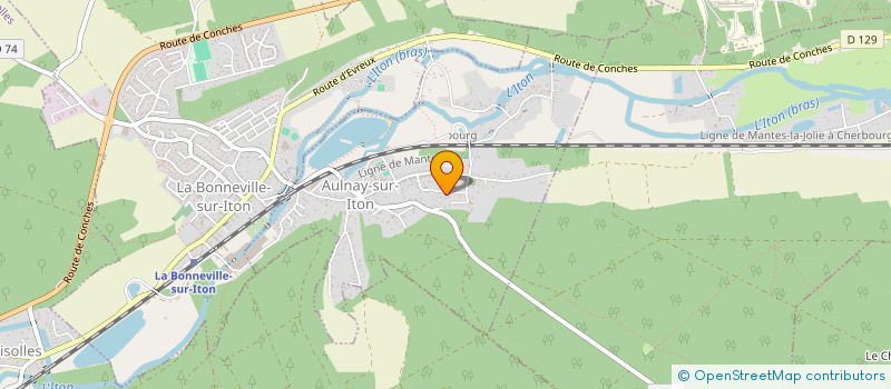 localisation de l'entreprise FRANTS  AULNAY-SUR-ITON