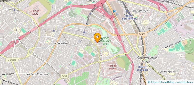 localisation de l'entreprise FRANTSI INTERNATIONNAL à ROSNY-SOUS-BOIS