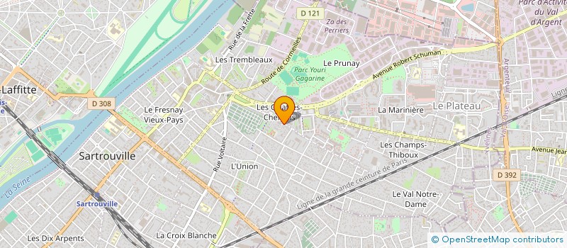 localisation de l'entreprise FRANTUR à SARTROUVILLE