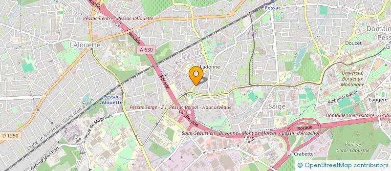 localisation de l'entreprise FRANTZ  PESSAC