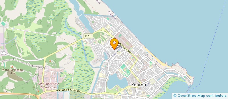 localisation de l'entreprise FRANTZ AUTO & FILS  KOUROU