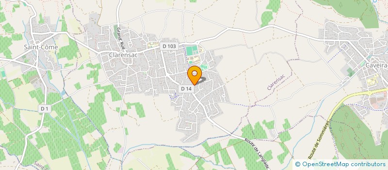 localisation de l'entreprise FRANTZ IMMO  CLARENSAC