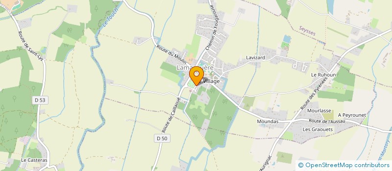 localisation de l'entreprise FRANTZ PISCINES ET HABITAT  PALAMINY