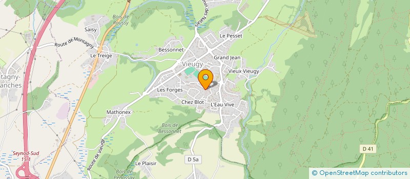 localisation de l'entreprise FRANVAL  ANNECY