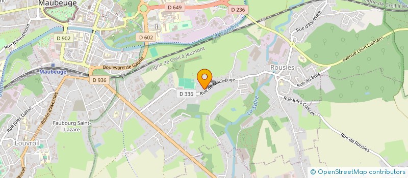 localisation de l'entreprise FRANVAL  ROUSIES