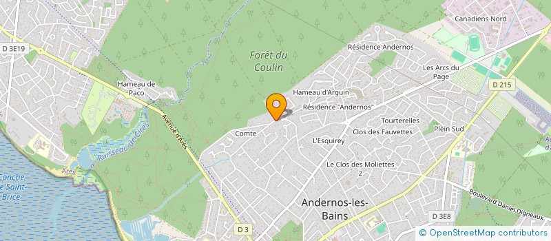 localisation de l'entreprise FRANY  ANDERNOS-LES-BAINS