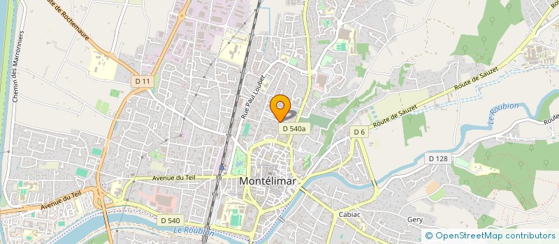 localisation de l'entreprise FRANZ à MONTELIMAR
