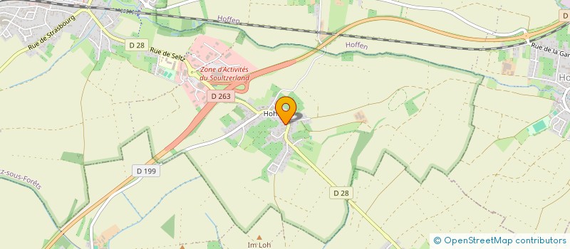 localisation de l'entreprise FRANZ ET CAROLE  SOULTZ-SOUS-FORETS