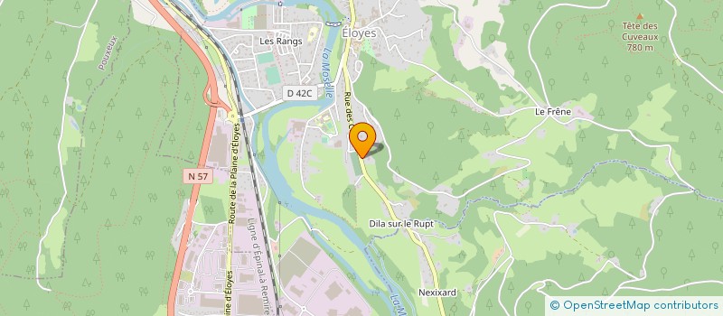 localisation de l'entreprise FRANZETTI-AUBEL  ELOYES