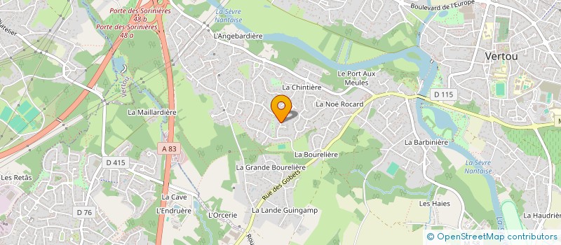 localisation de l'entreprise FRANZOIA.FR à VERTOU