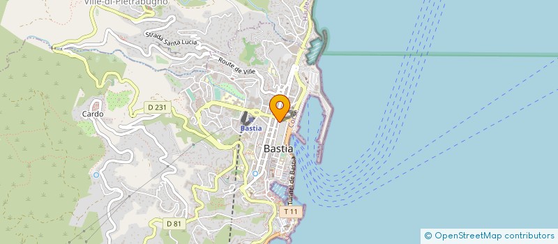 localisation de l'entreprise FRANZONI NASICA AVOCATS à BASTIA