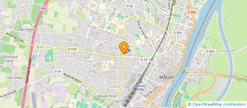 localisation de l'entreprise FRAOL à MACON