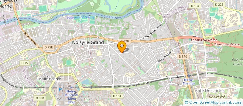 localisation de l'entreprise FRAP'SERVICE SA  NOISY-LE-GRAND