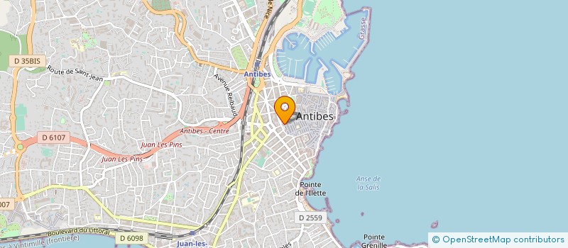 localisation de l'entreprise FRAPA à ANTIBES