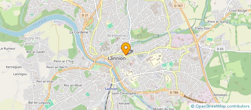 localisation de l'entreprise FRAPA à LANNION