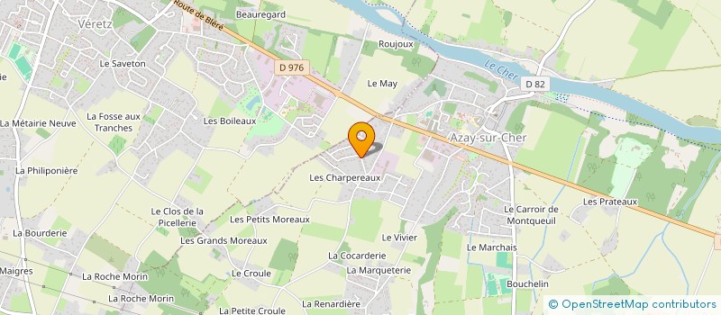 localisation de l'entreprise FRAPACO  SAINT MARTIN LE BEAU