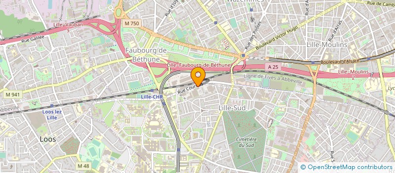 localisation de l'entreprise FRAPALU à LILLE