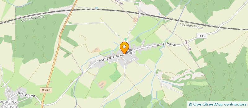 localisation de l'entreprise FRAPAMALE  BRANS