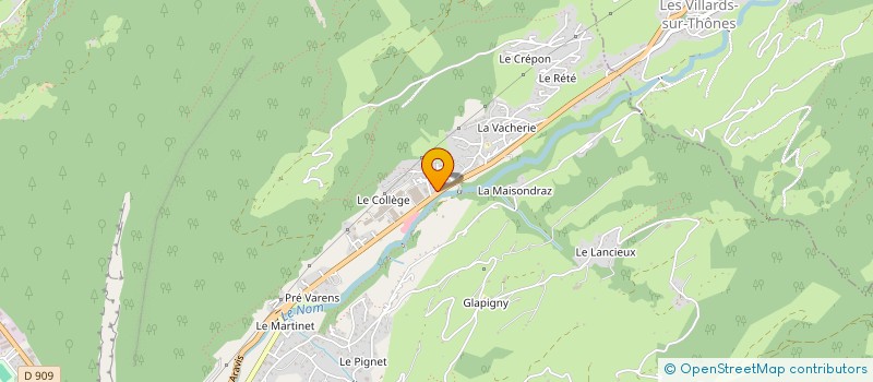localisation de l'entreprise FRAPAMARO à THONES