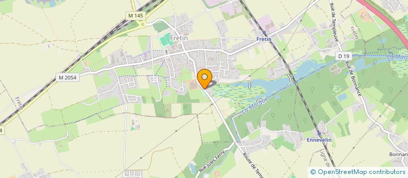 localisation de l'entreprise FRAPART V à FRETIN