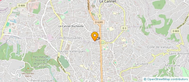 localisation de l'entreprise FRAPAT à LE CANNET