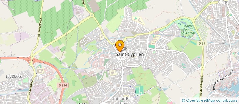 localisation de l'entreprise FRAPIC  SAINT-CYPRIEN