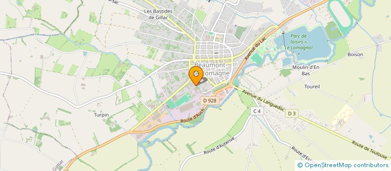 localisation de l'entreprise FRAPIELIN  LARRAZET